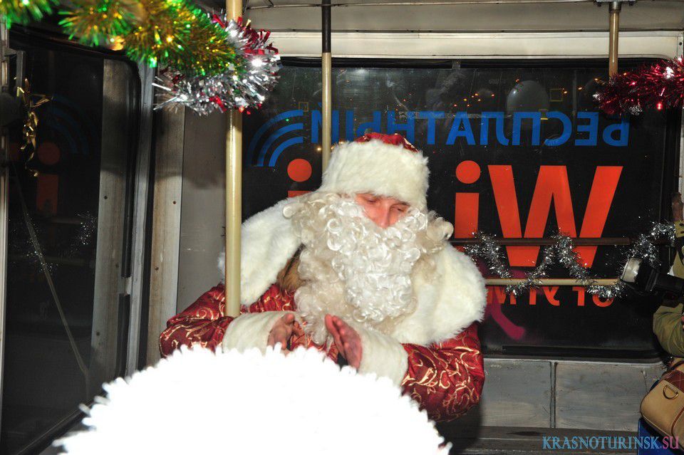 Трамвай Деда Мороза или два часа счастья в Краснотурьинске