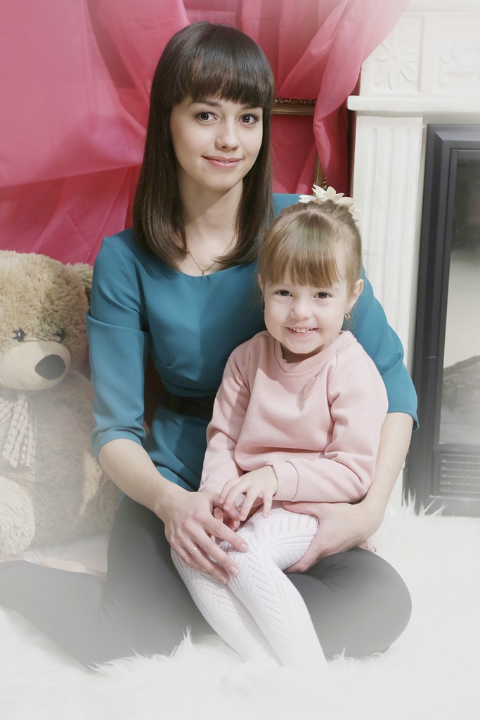 Горшкова Галина и дочь Полина