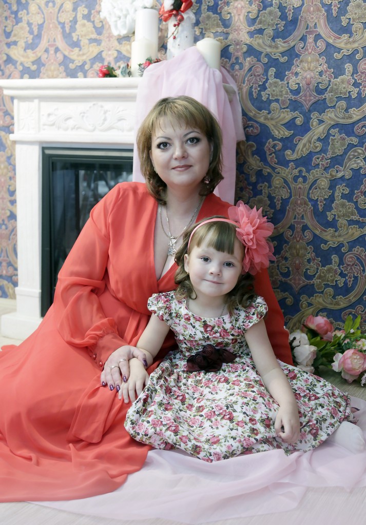Гришина Эллана и дочь Алиша