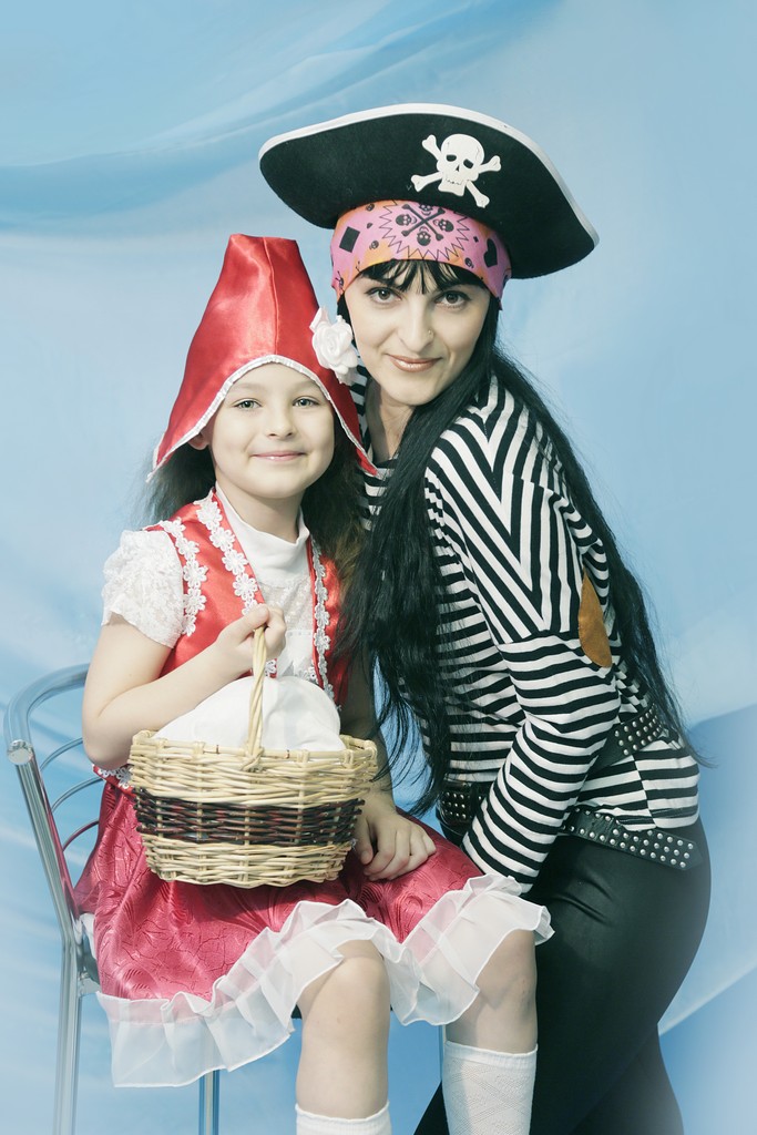 Киржой Анастасия и дочь Сабрина
